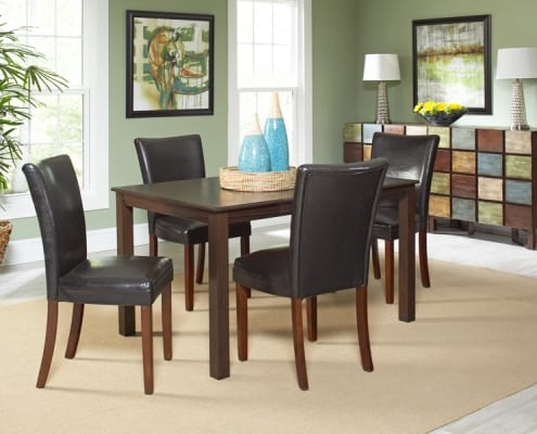 Easton Rectangular Dining Room with Belvedere Chairs