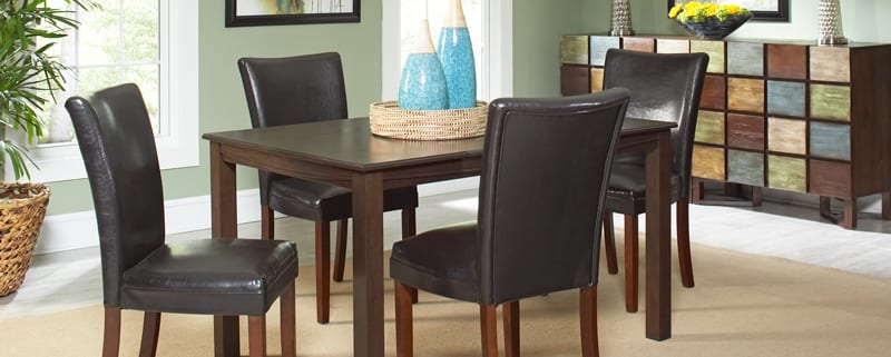 Easton Rectangular Dining Room with Belvedere Chairs