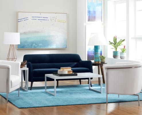 Marley Living Room with Blanca Chairs